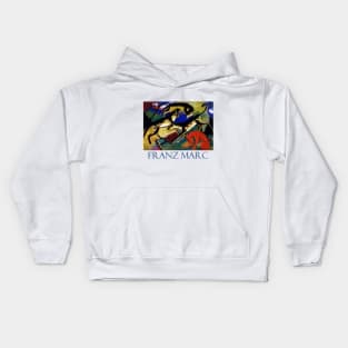 Playing Dogs by Franz Marc Kids Hoodie